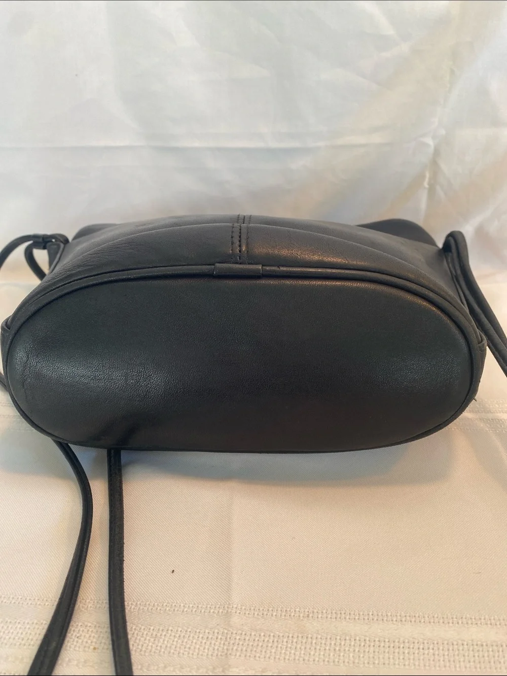 Vintage Coach Gallery Bonnie Cashin Black Leather Crossbody Bag